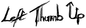 Left Thump Up - Schriftzug